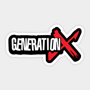 Generation X Sticker